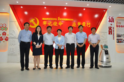 全市基層黨建工作現場觀摩會走進高新區，共探生物科技研究新路徑